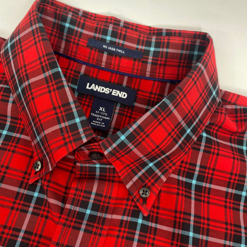 Lands' End XLarge Long Sleeve Button Down Traditional Fit  - Bundle of 3‎ - Picture 9 of 16